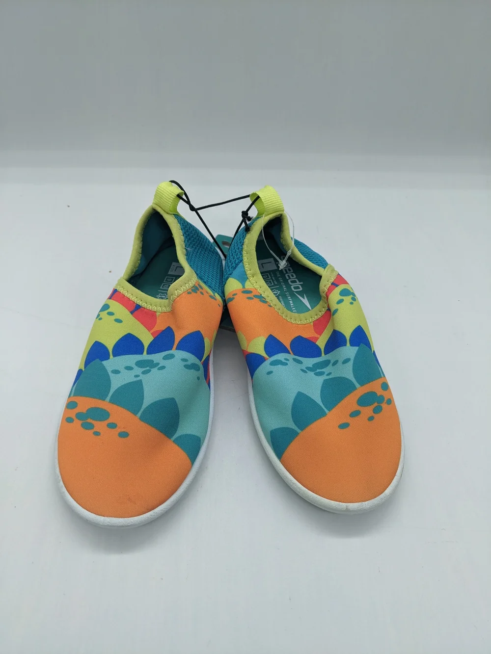 Speedo Kids Orange & Teal Multicolor Water Shoes